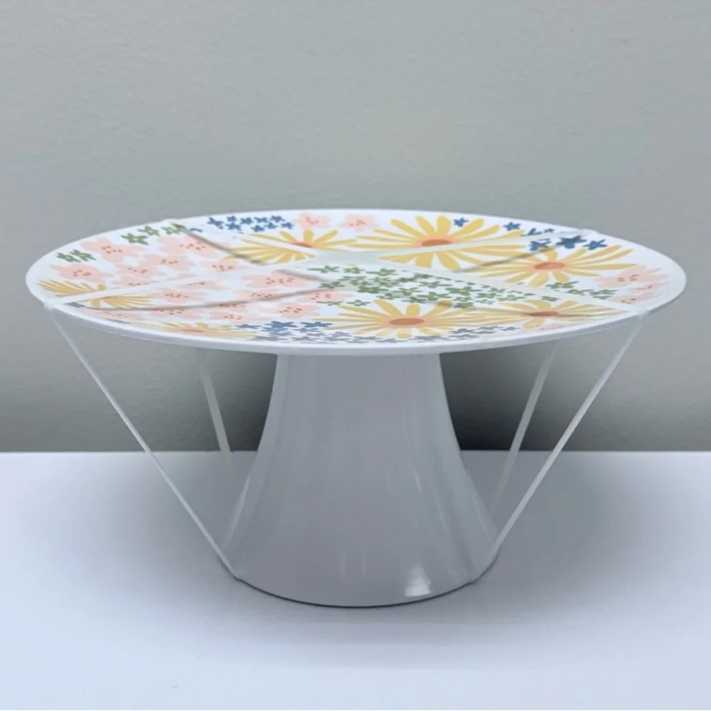 New! Target Spritz Daisies Dessert Pedestal, Spring & Summer Cake Plate